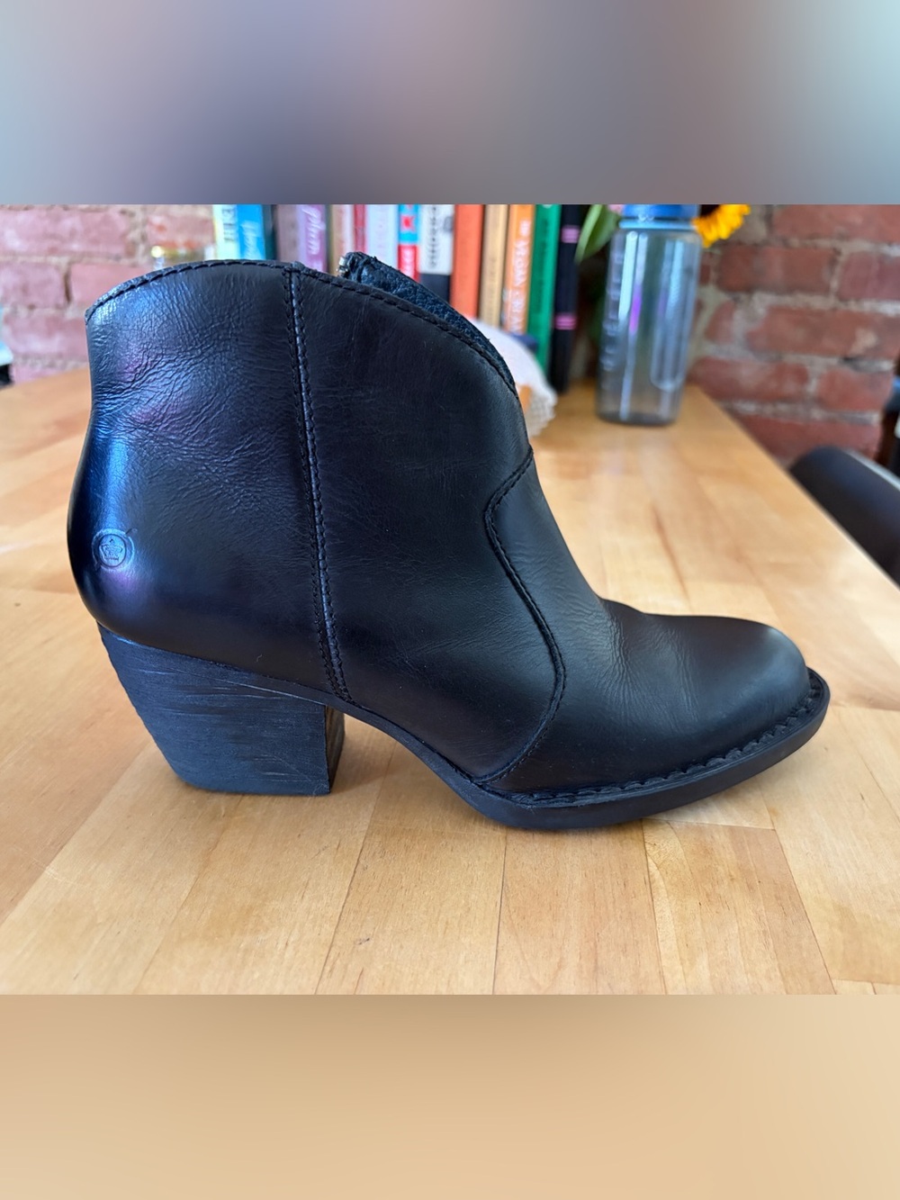 Black Born Michell Leather Ankle Boot